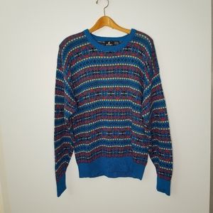 Jockey unisex colorful pattern knit sweater